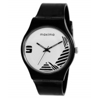 Maxima O-44880PPGW Plastic Analog Men's Watch