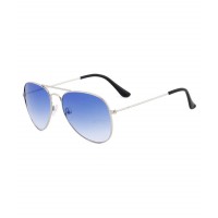 Royal Son Silver Aviator Sunglasses ( what0155 )
